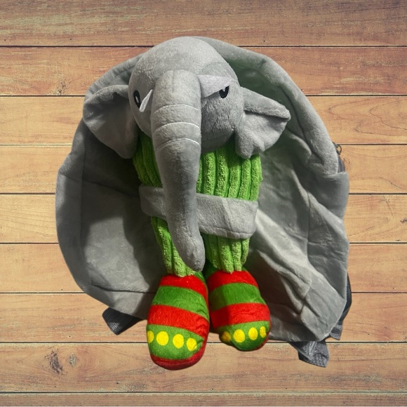 brainrot Other - Lirili Larila Elephant Brainrot Backpack Detachable Plush Toy